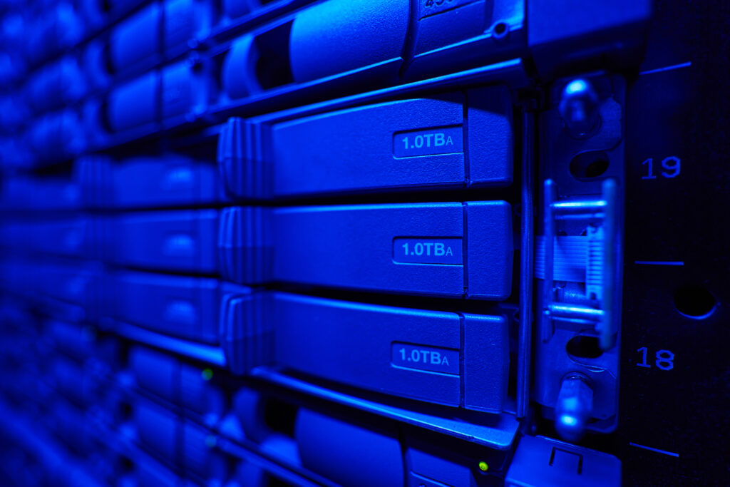 Hard drives running in the data center NAS Drive Data Recovery Service Orange County Irvine